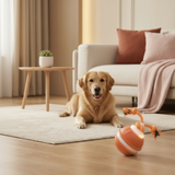 PawJumper™ - Palla interattiva resistente con sensore di movimento e corda