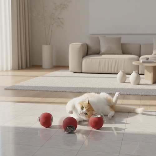 Spinner™ - Pallina interattiva automatica per cani e gatti